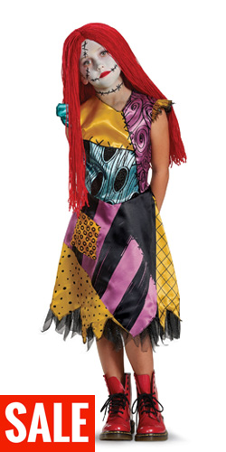 Deluxe Child Sally Costume Nightmare Before Xmas