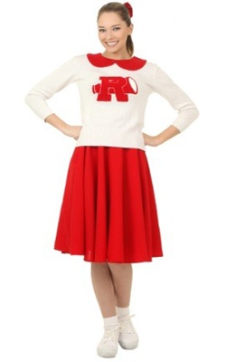 Plus Size Cheerleader Costume from Grease