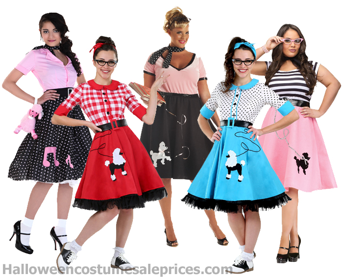 Plus Size Poodle Skirts from the Fifties