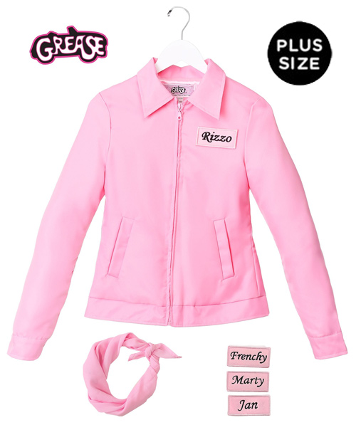 Plus Size Rizzo Pink Ladies Jacket